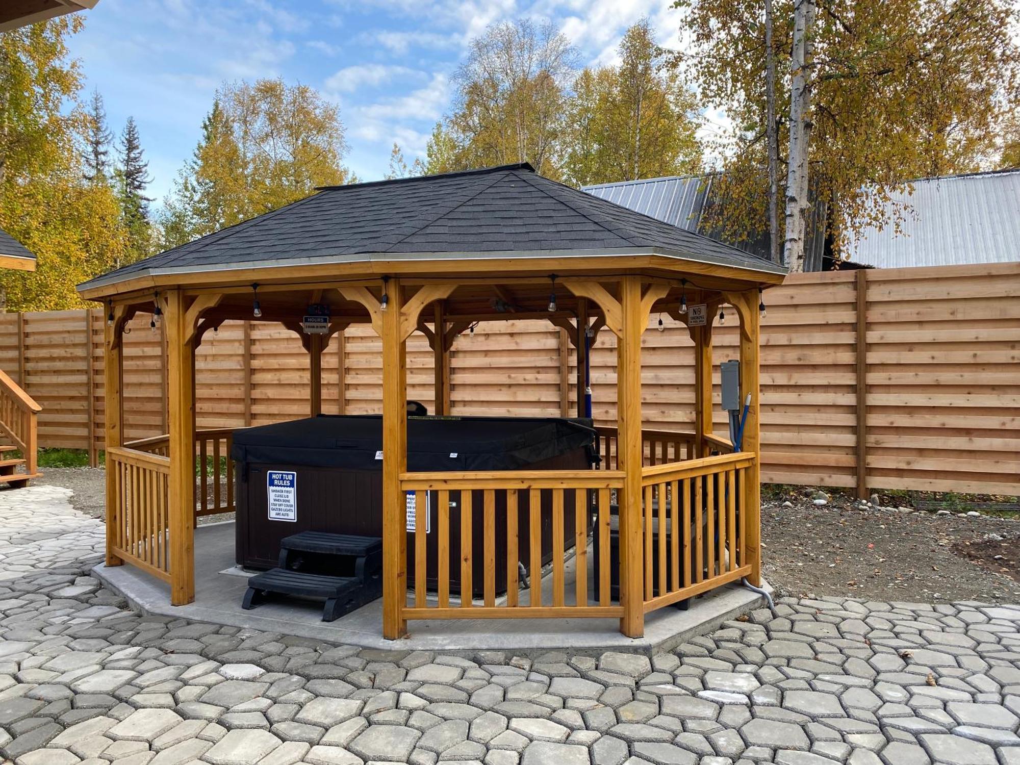 Talkeetna Log Cabin With Hot Tub Unit 1 Kültér fotó