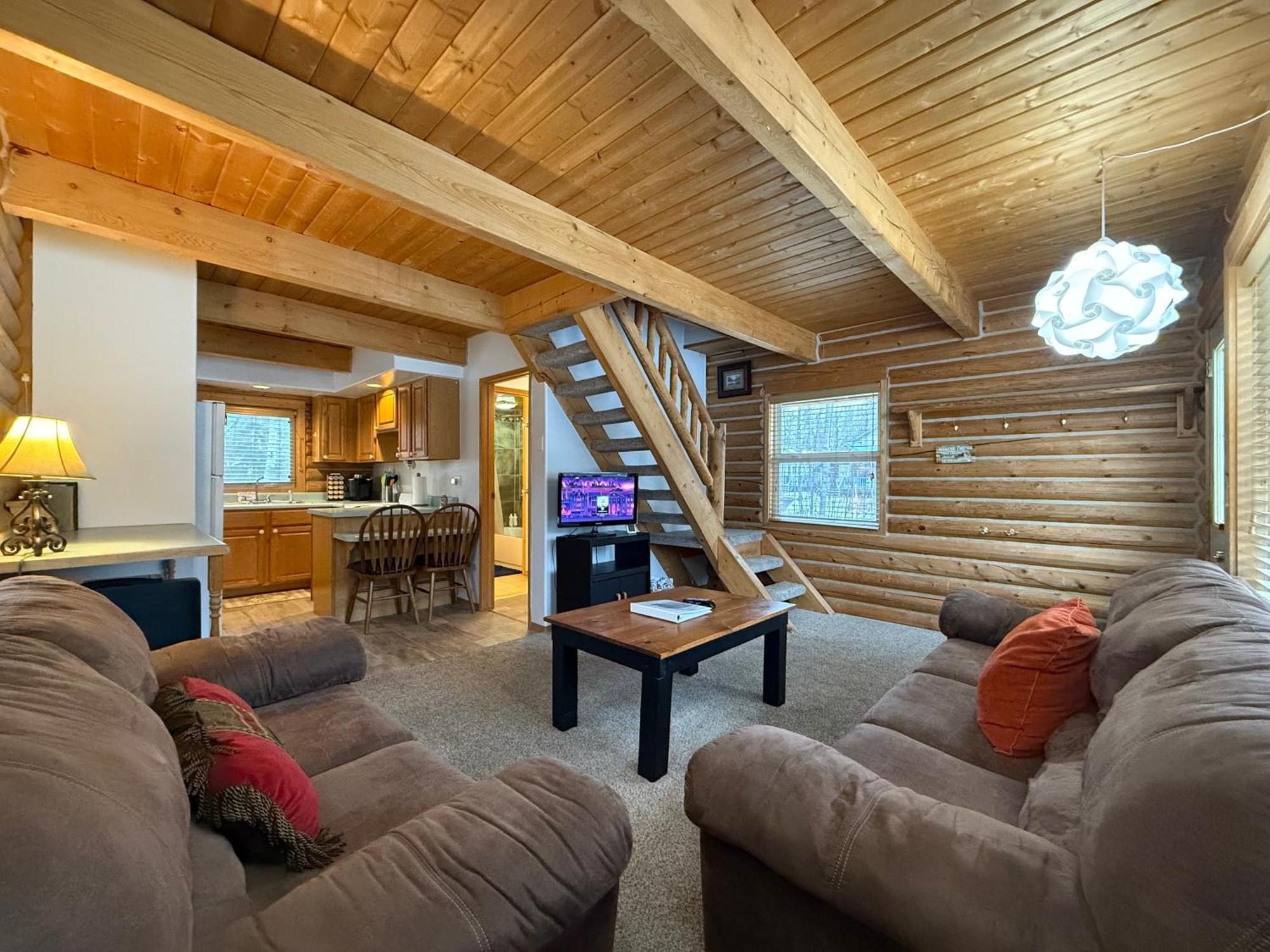 Talkeetna Log Cabin With Hot Tub Unit 1 Kültér fotó
